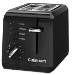 2 Slice Compact Plastic Toaster