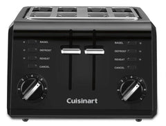 4 Slice Compact Plastic Toaster