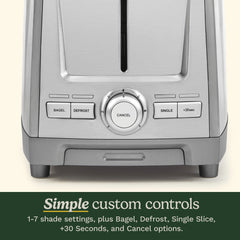 Cuisinart 2-Slice XL Slot Stainless Steel Toaster